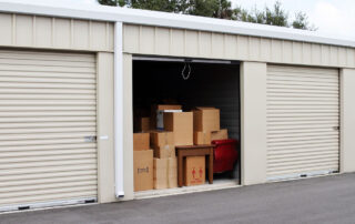 Using temporary storage for a move